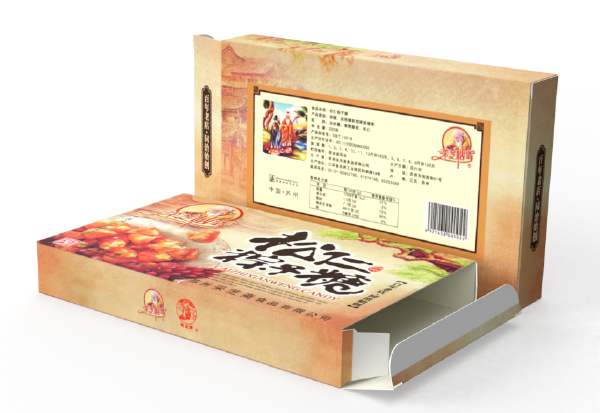 采芝斋粽子糖包装盒